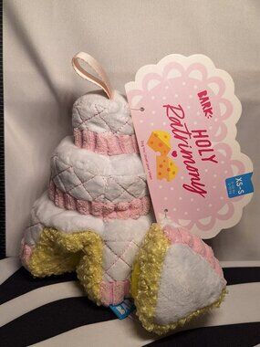 NWT Bark Holy Ratrimony Dog Toy XS-S